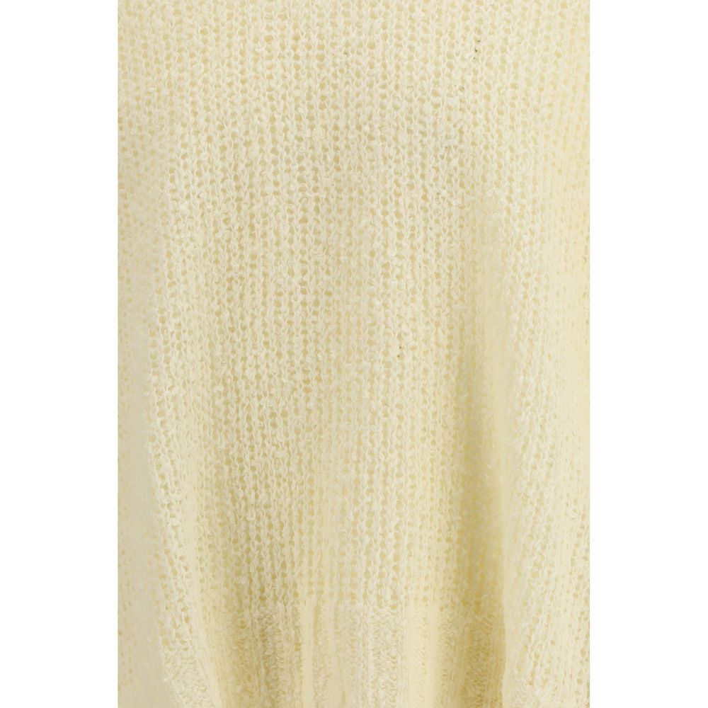 Bicolor Linen Sweatshirt