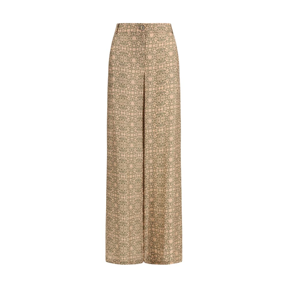 Multicolor Viscose Casual Pants - ventzia