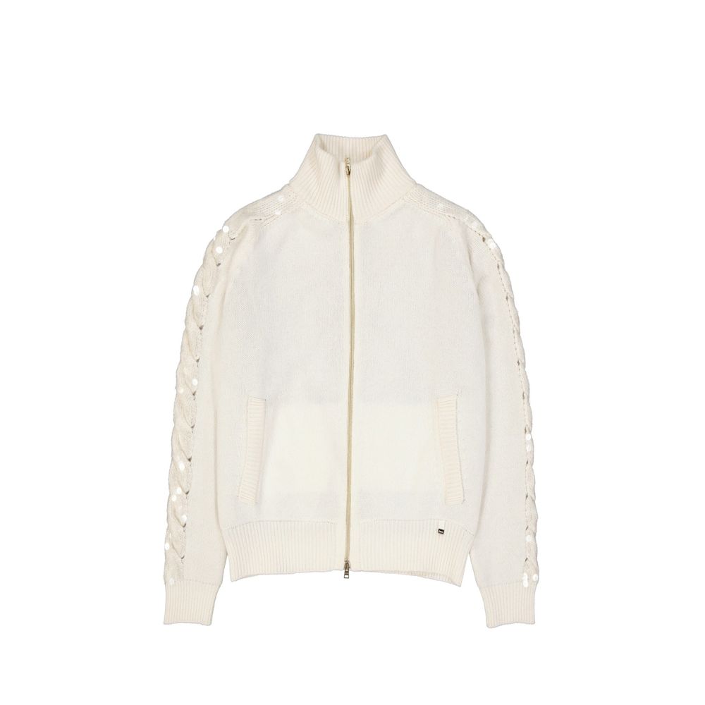 White Cashmere Cardigan - ventzia