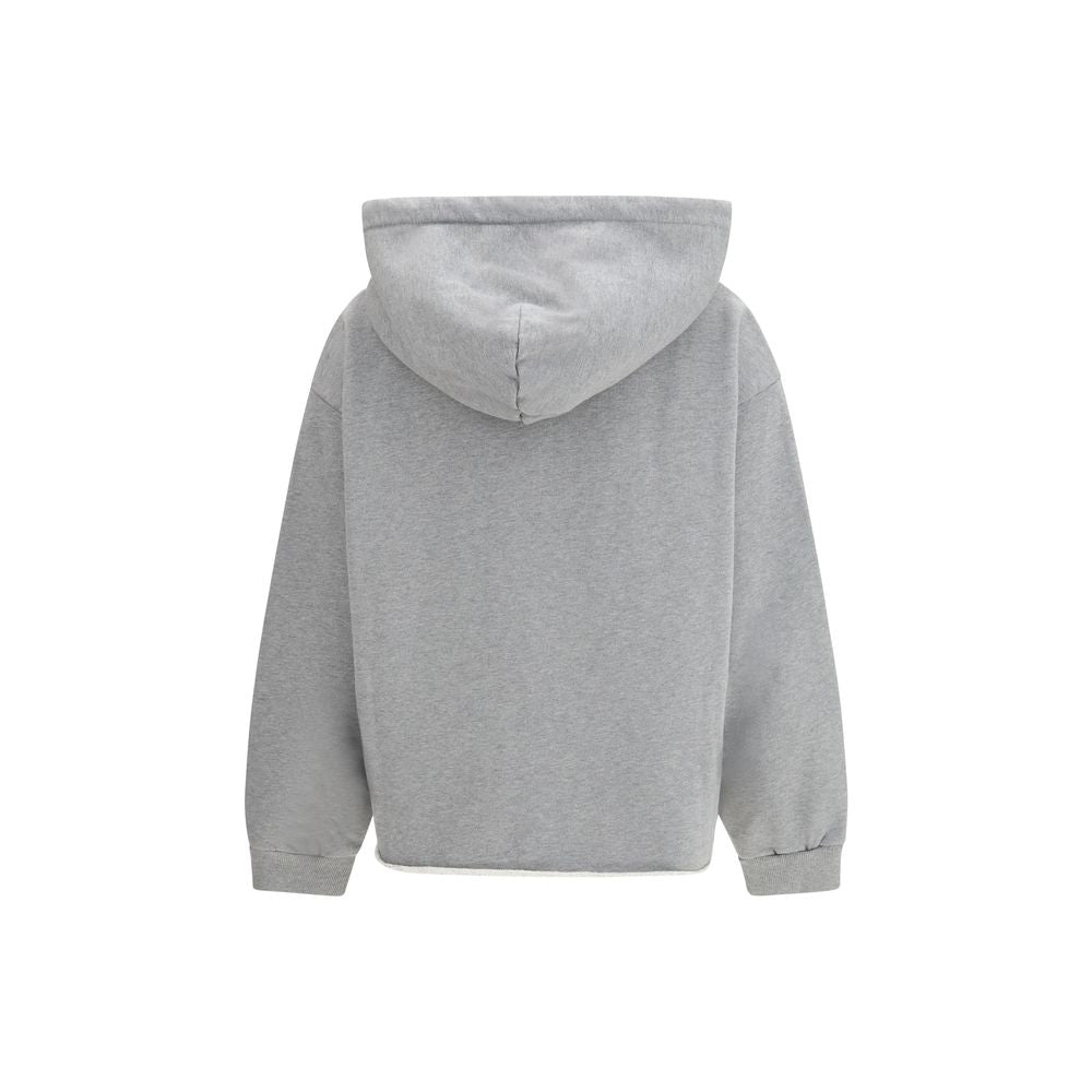 Gray Cotton Sweatshirt - ventzia