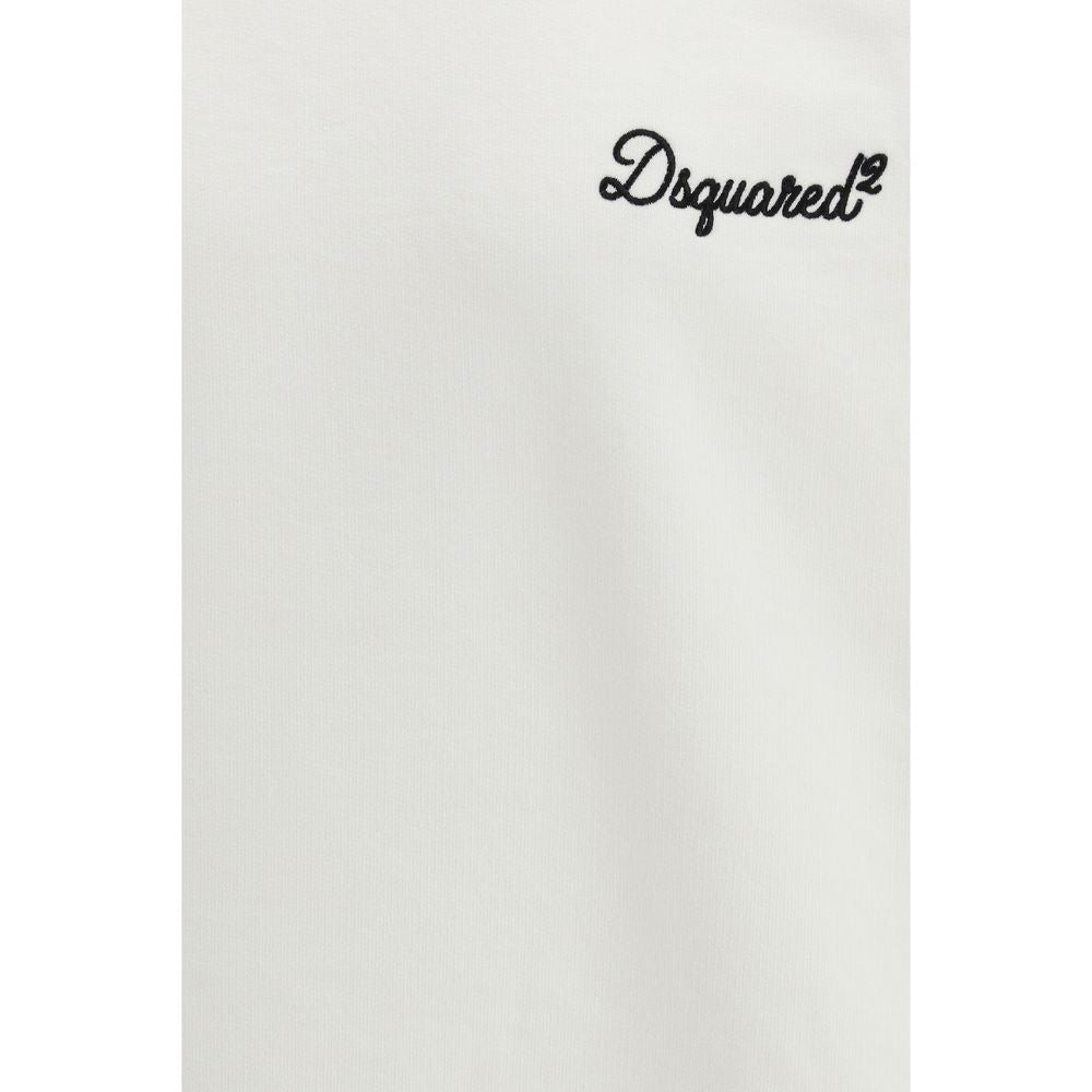 White Cotton Sweatshirt - ventzia