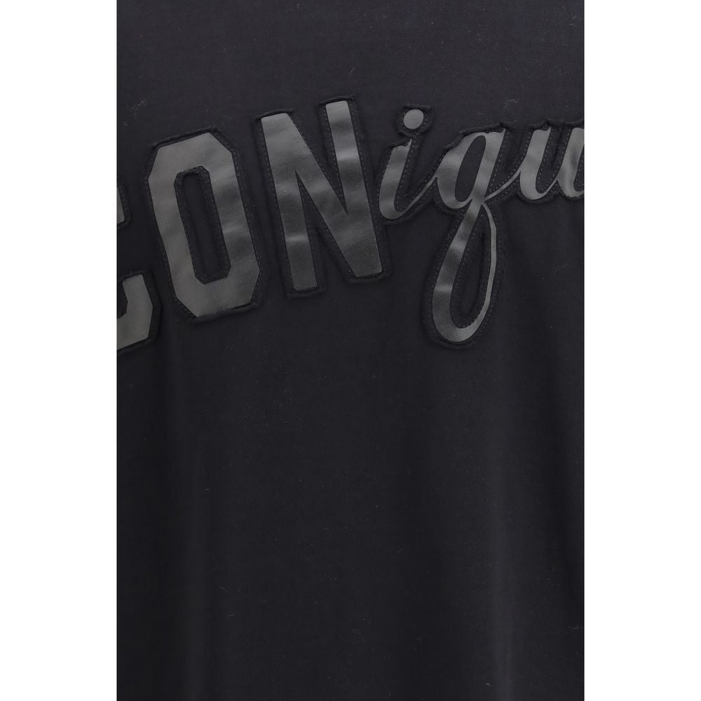 Black Cotton T-Shirt - ventzia