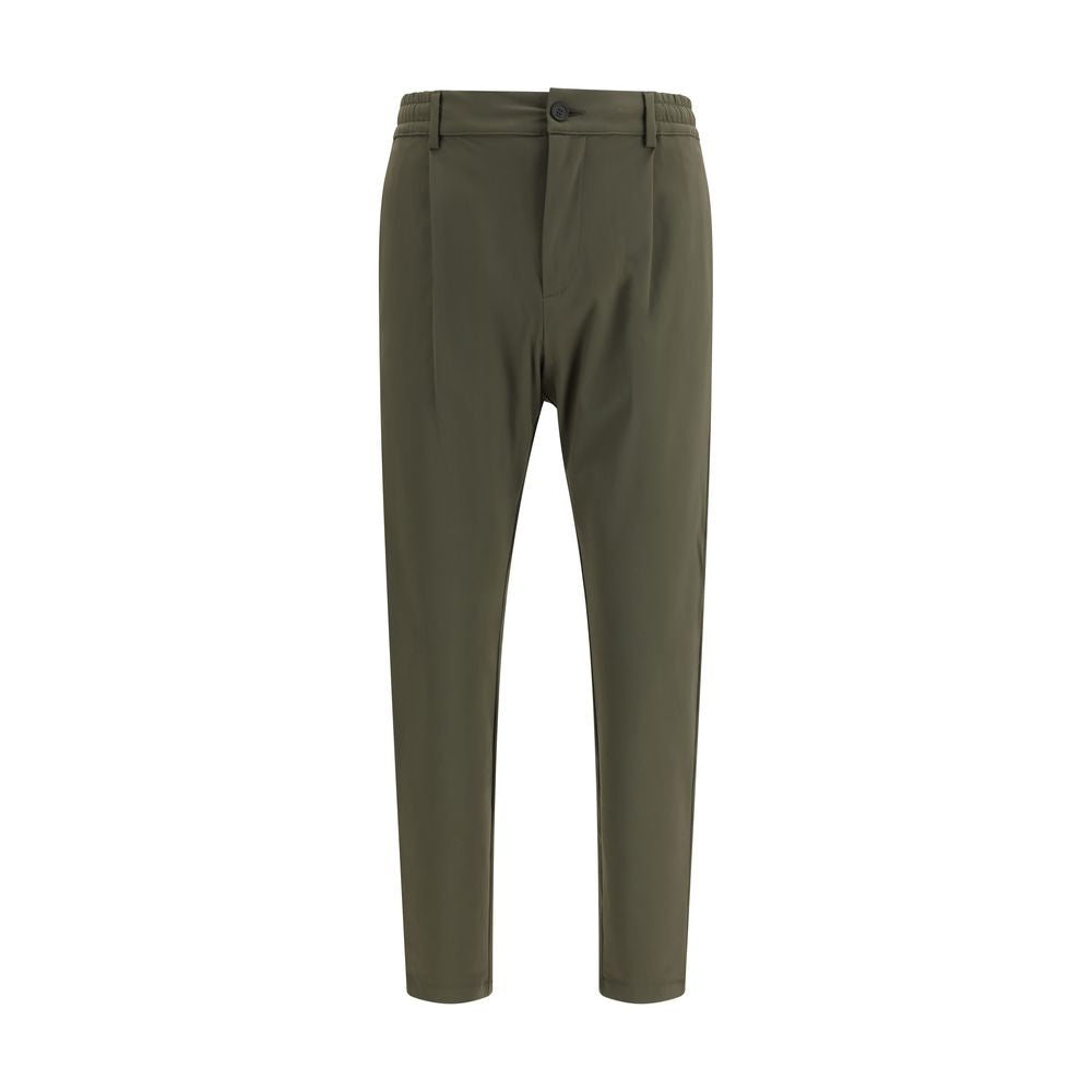 Bicolor Polyester Casual Pants - ventzia