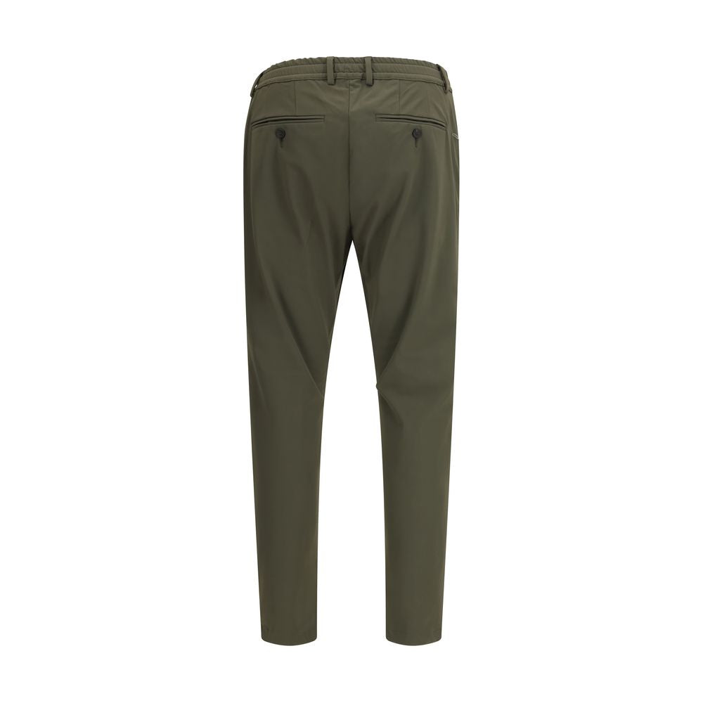 Bicolor Polyester Casual Pants - ventzia