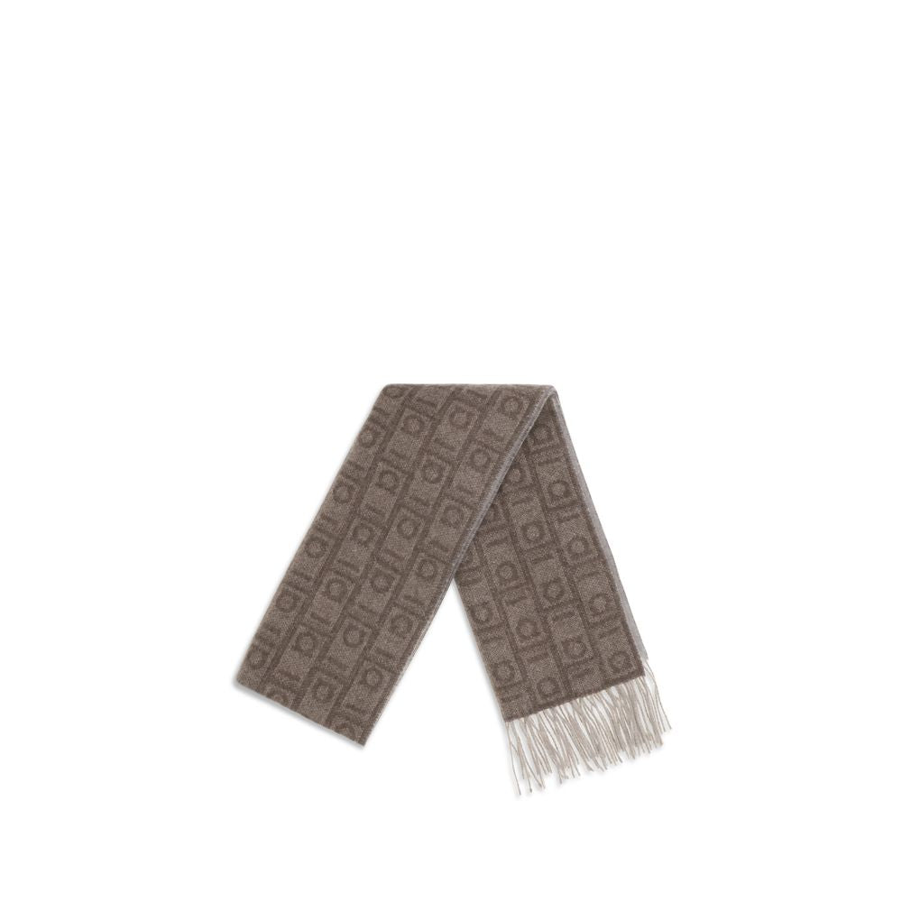 Brown Cashmere Scarf - ventzia