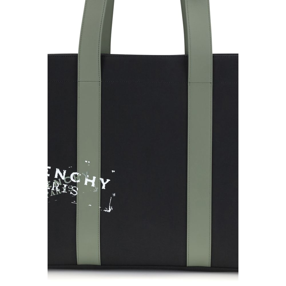 Black Cotton Shoulder Bag - ventzia