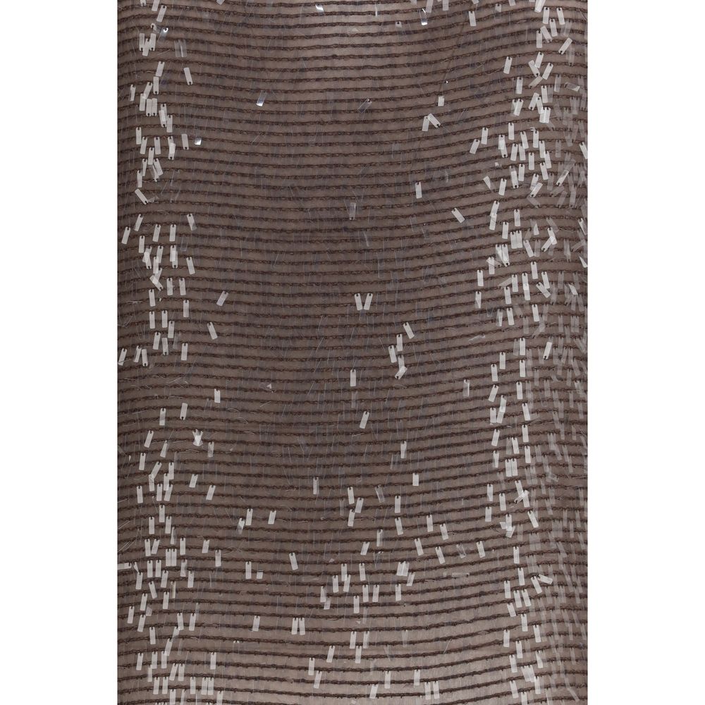 Brown Silk Top - ventzia