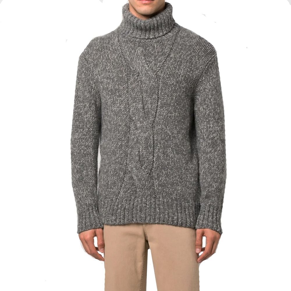 Gray Cashmere Sweater - ventzia