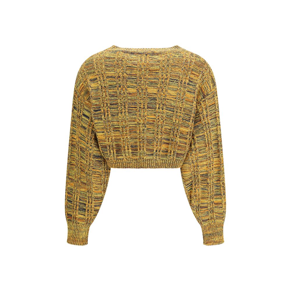 Multicolor Cotton Sweatshirt - ventzia