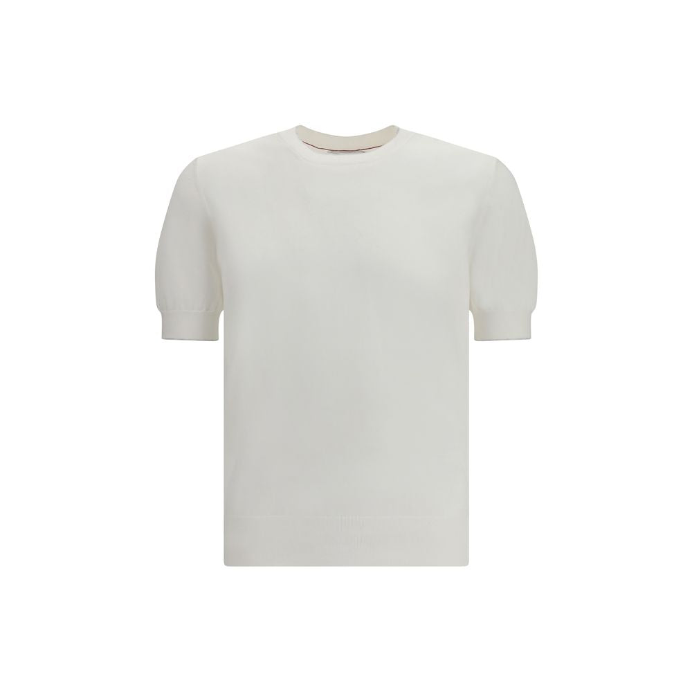 White Cotton T-Shirt - ventzia