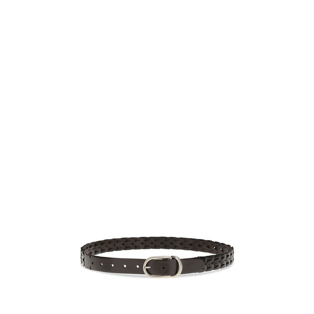Black Calf Leather Bos Taurus Belt - ventzia
