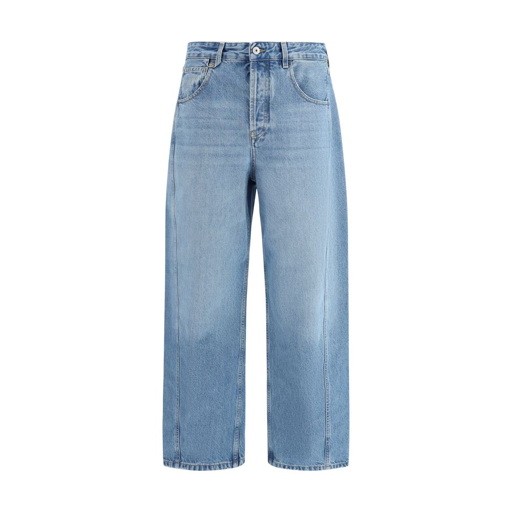 Blue Polyester Jeans Denim - ventzia