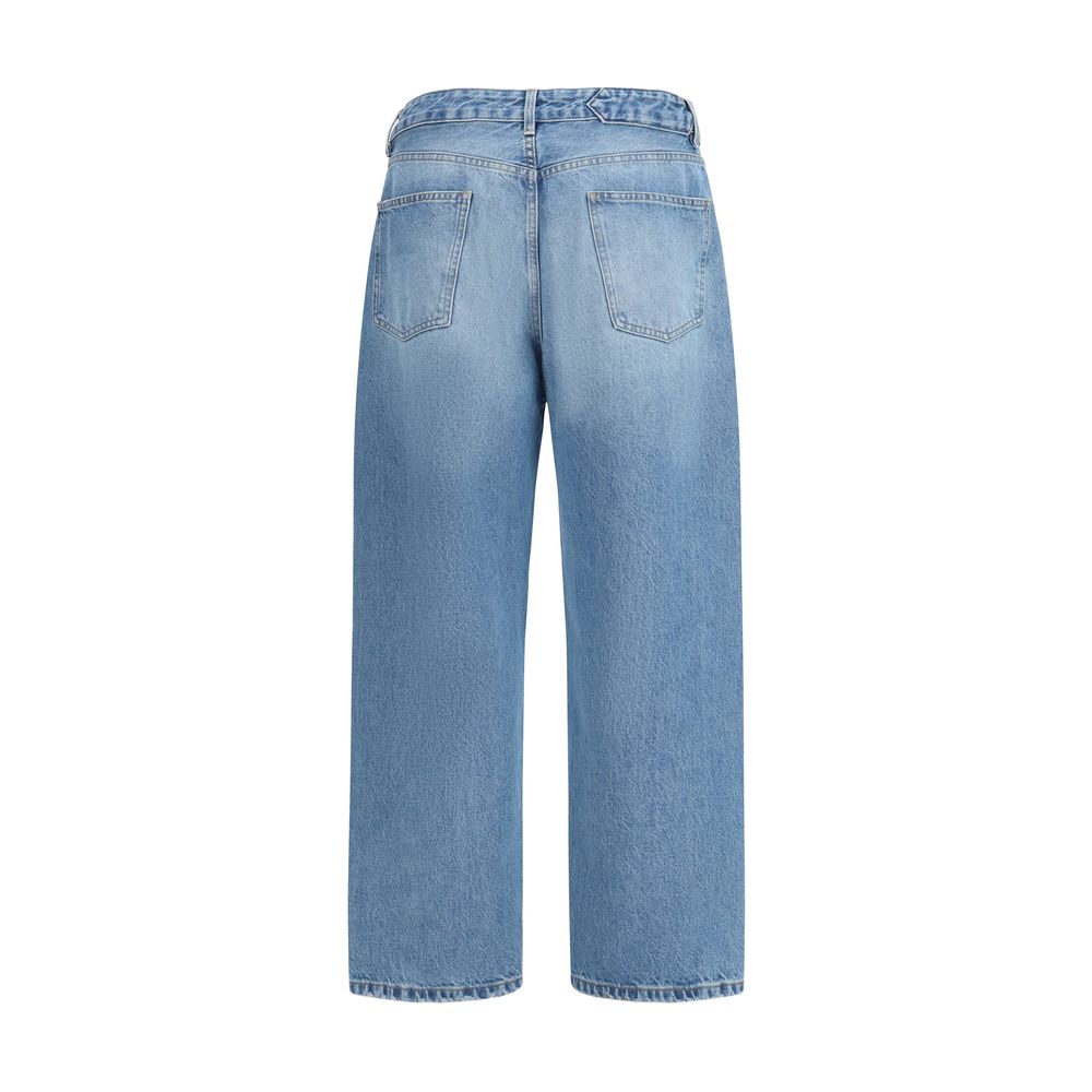 Blue Polyester Jeans Denim - ventzia