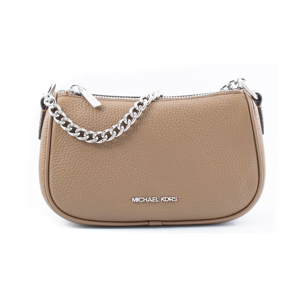 Brown Leather Crossbody Bag - ventzia