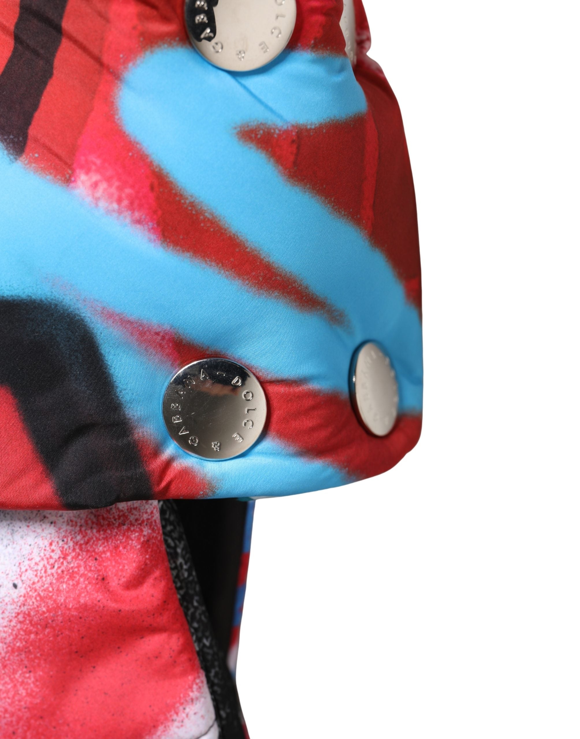 Multicolor Graffiti Whole Head Wrap Capello Hat - ventzia