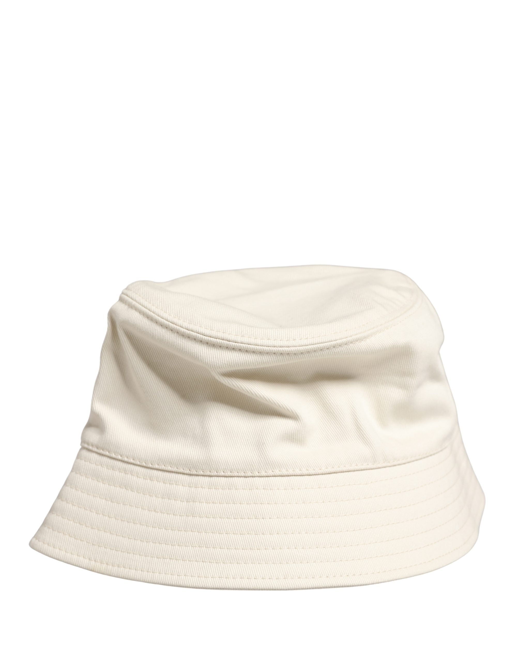 Men White Cotton Bucket Fisherman Capello Hat - ventzia