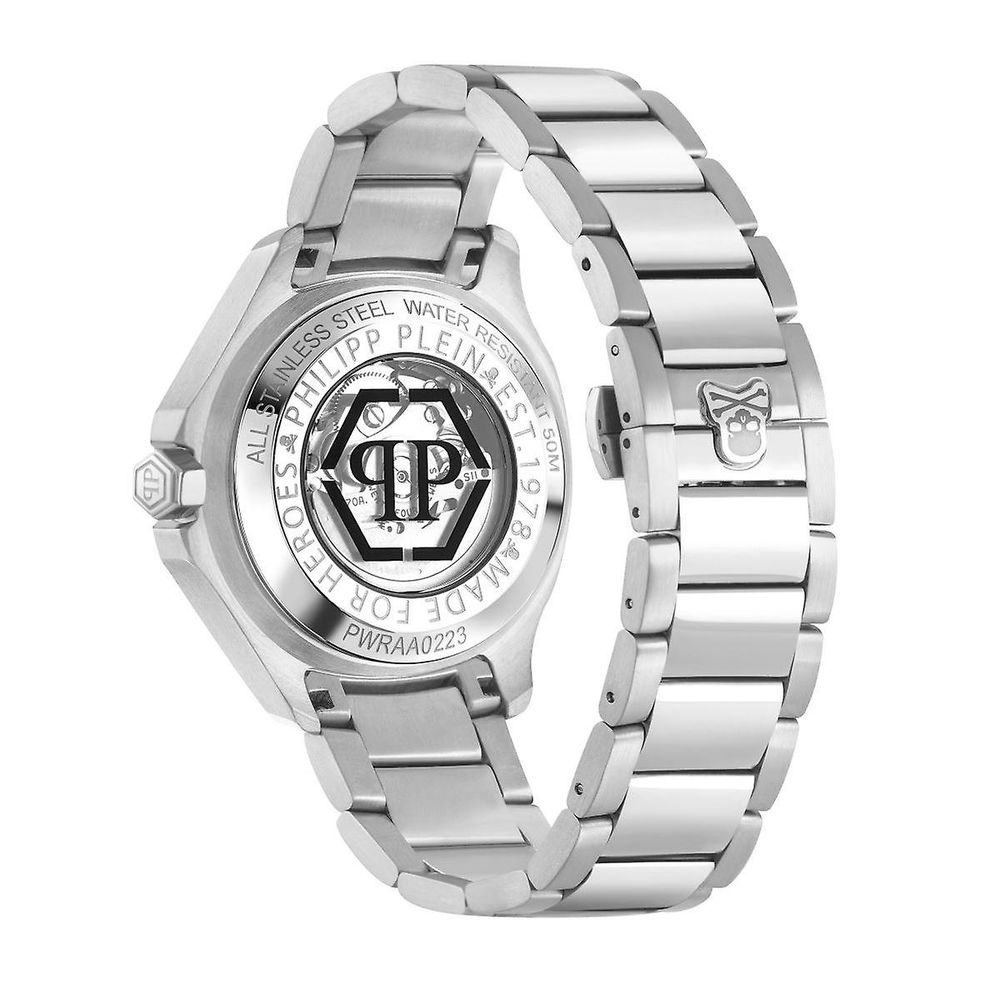 Gray Stainless Steel Dress Watch - ventzia