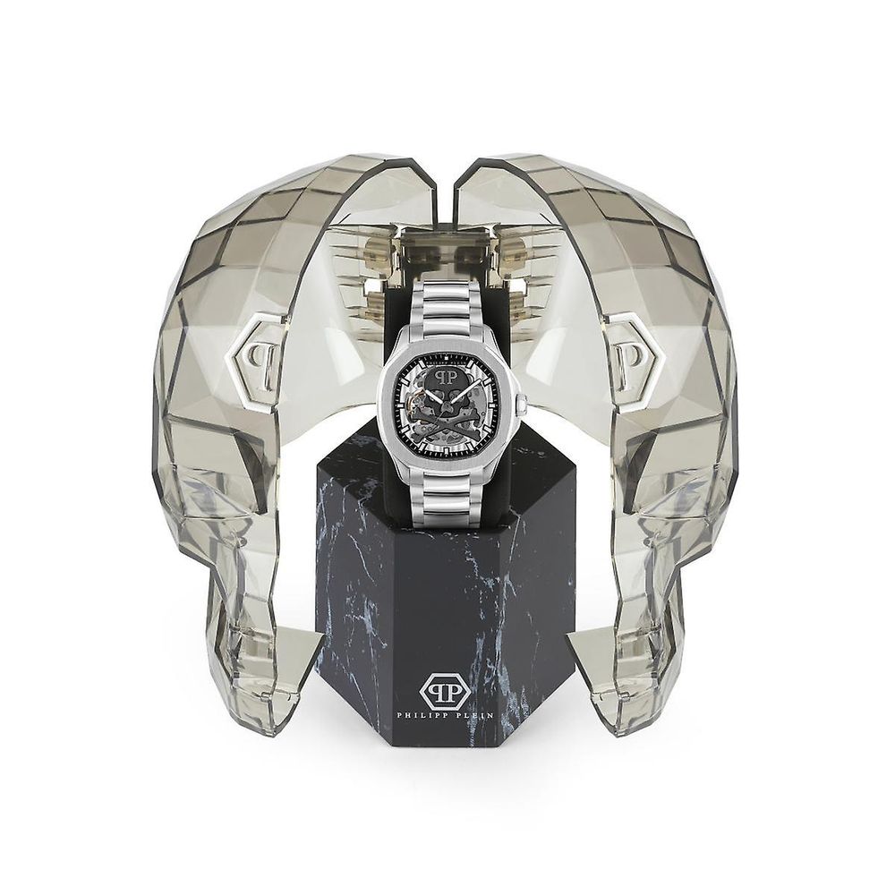 Gray Stainless Steel Dress Watch - ventzia