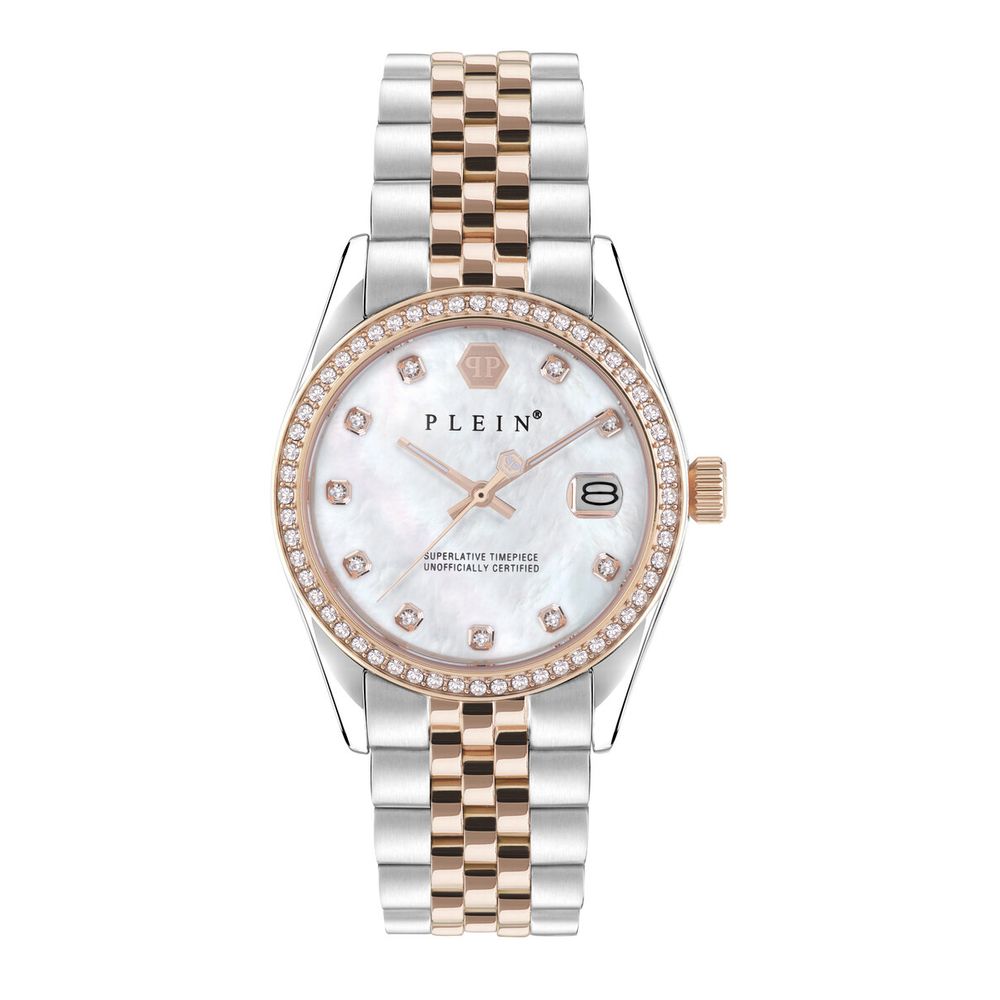 Multicolor Stainless Steel Dress Watch - ventzia