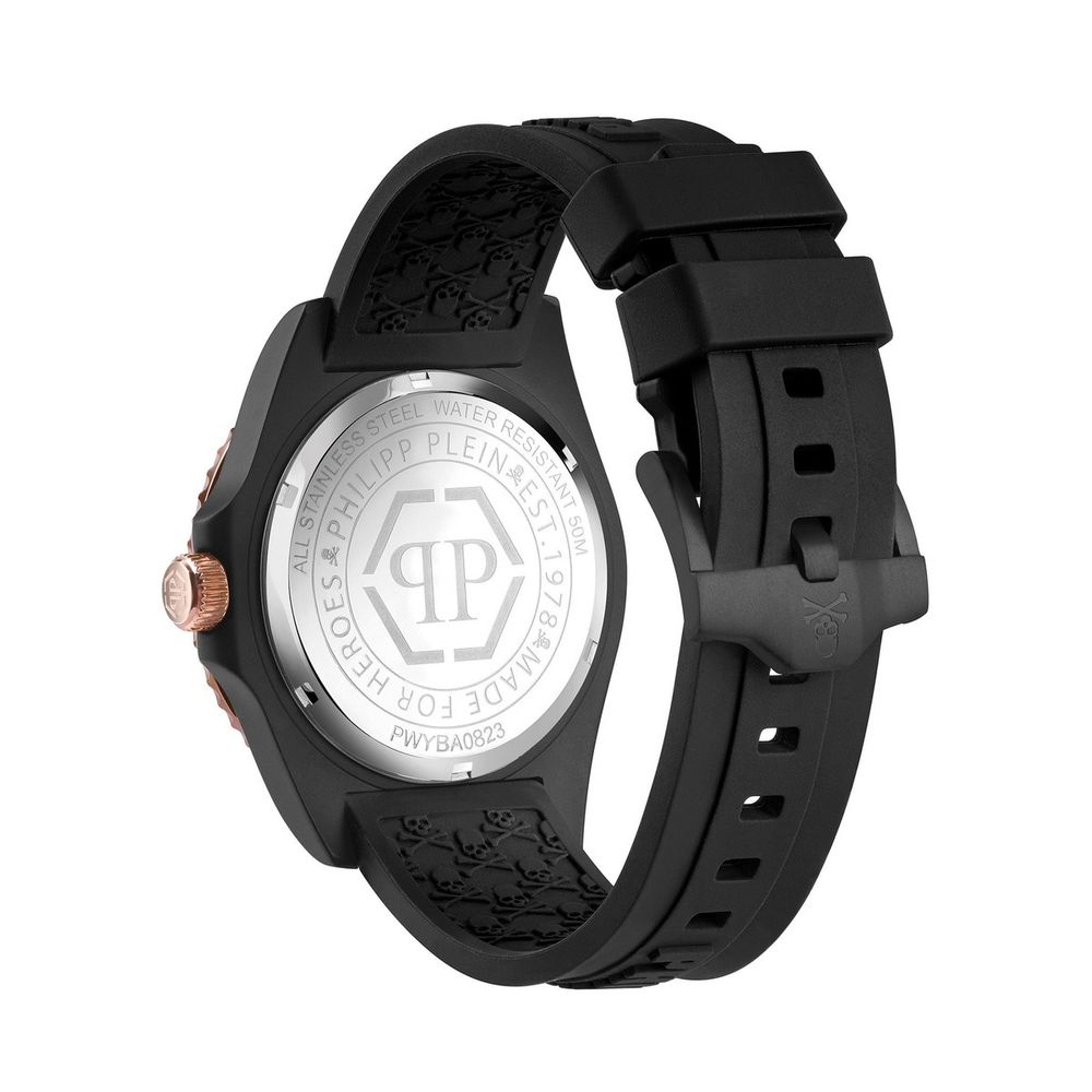 Black Synthetic Sport Watch - ventzia