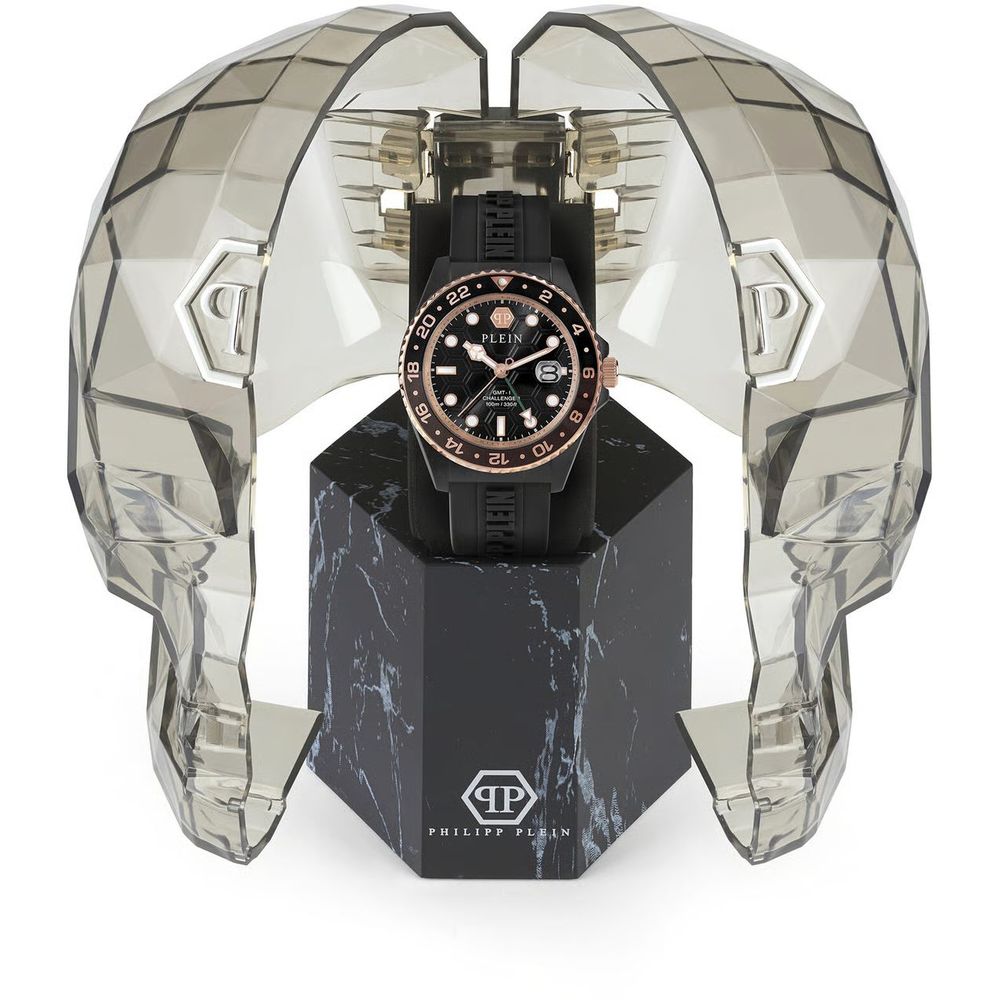 Black Synthetic Sport Watch - ventzia