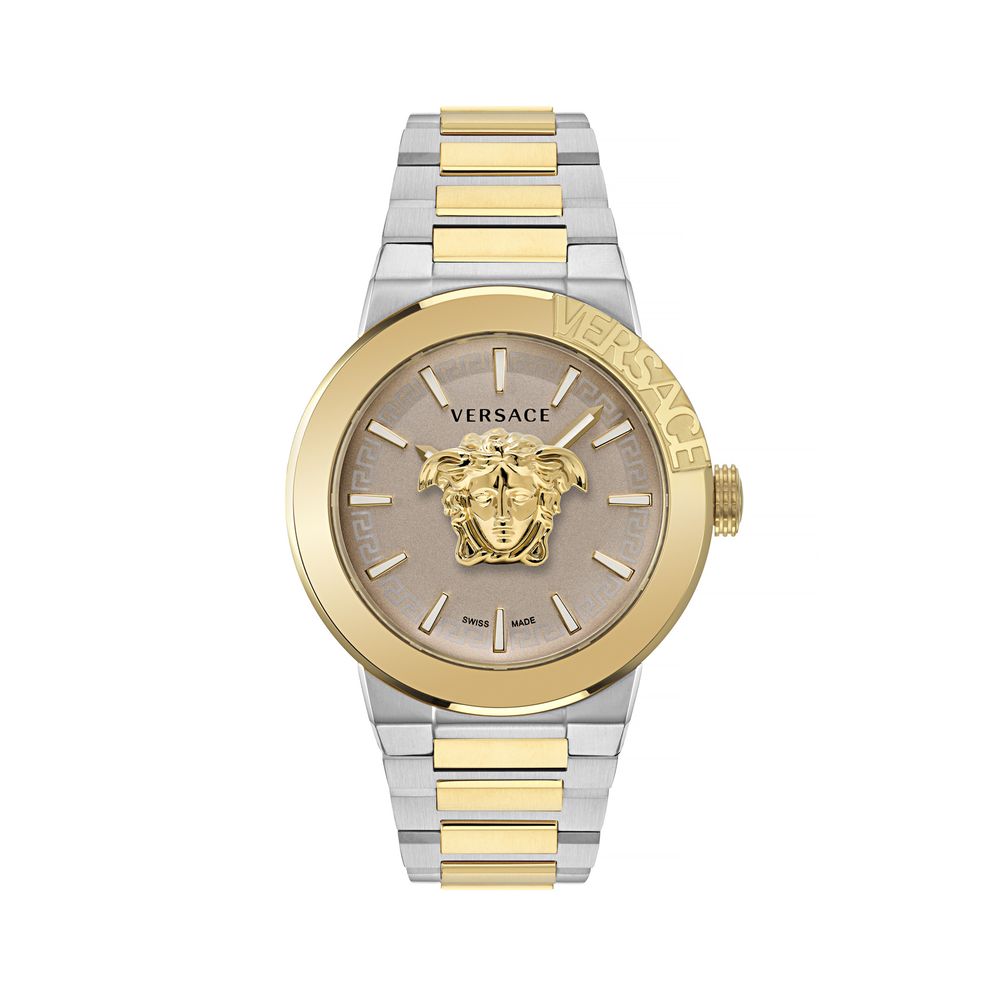 Gold Stainless Steel Dress Watch - ventzia
