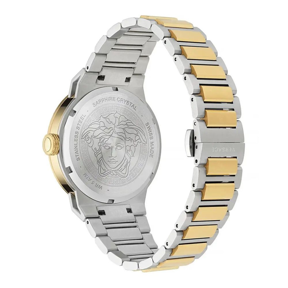 Gold Stainless Steel Dress Watch - ventzia
