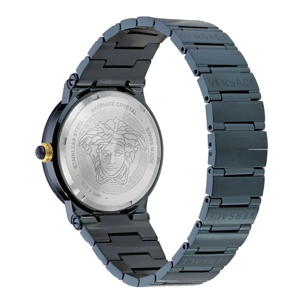 Blue Stainless Steel Dress Watch - ventzia