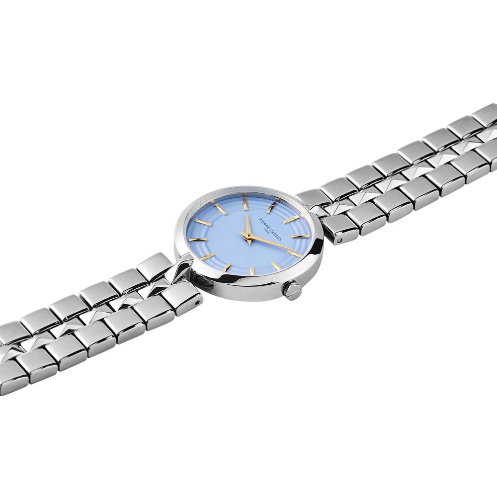 Gray Stainless Steel Dress Watch - ventzia