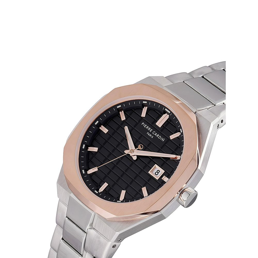 Gray Stainless Steel Dress Watch - ventzia
