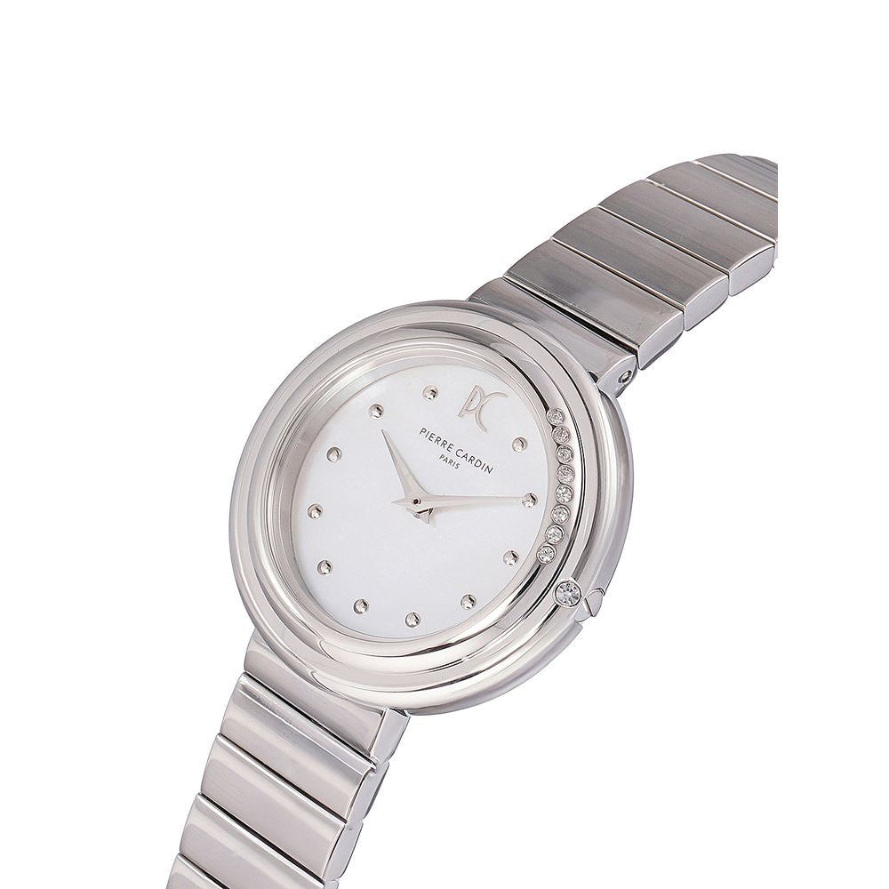 Gray Stainless Steel Dress Watch - ventzia