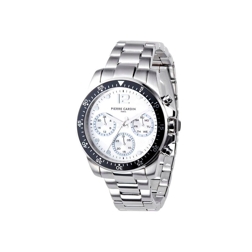 Gray Stainless Steel Dress Watch - ventzia
