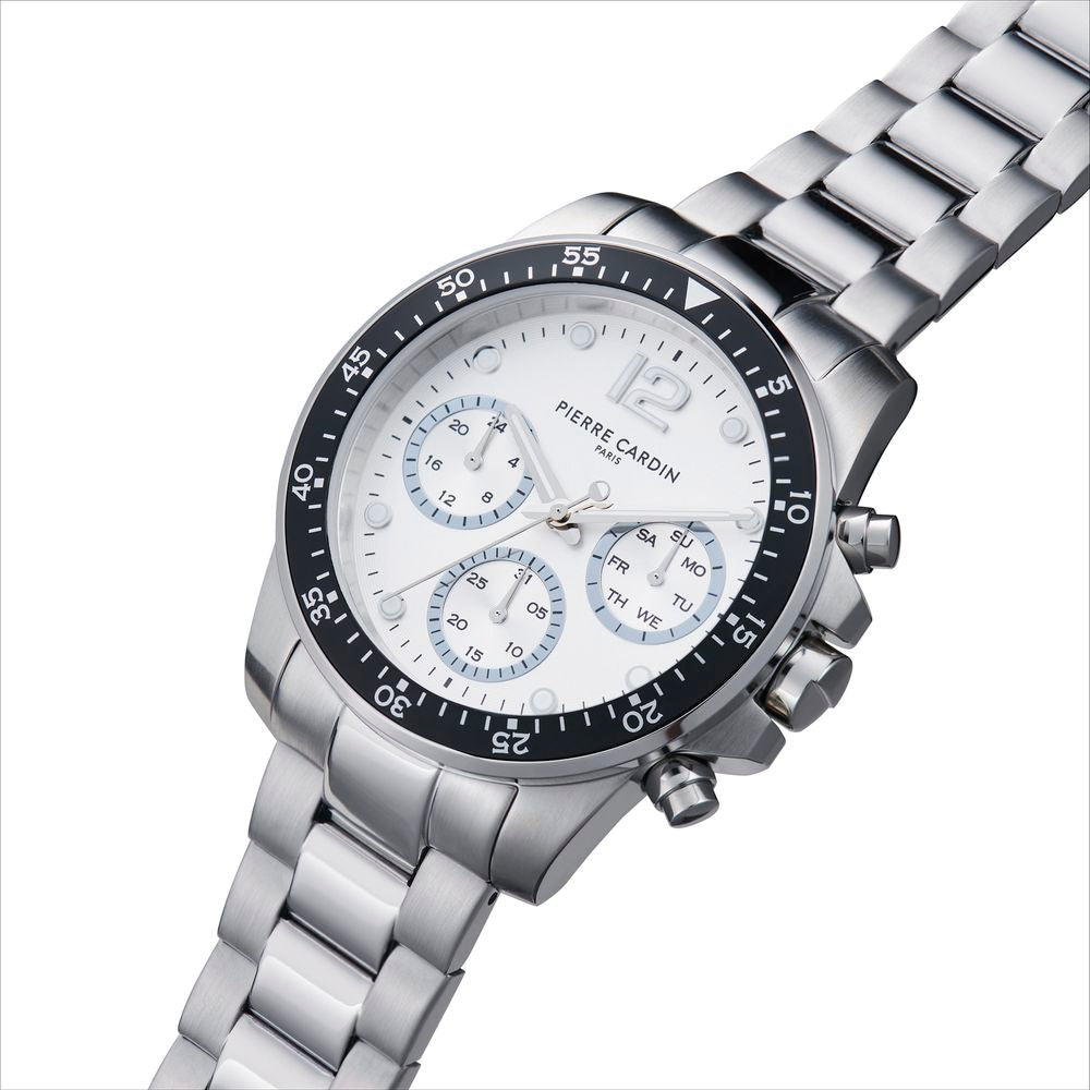 Gray Stainless Steel Dress Watch - ventzia