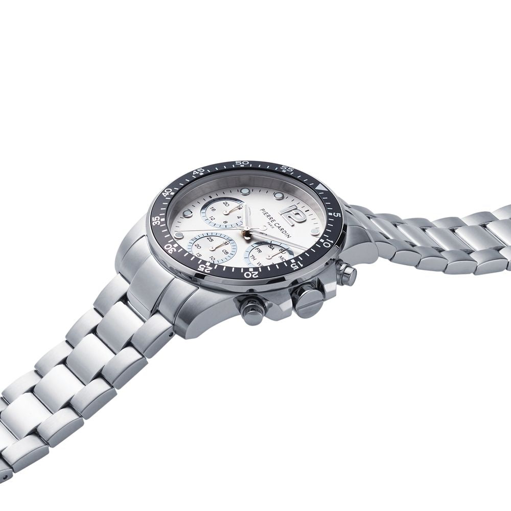 Gray Stainless Steel Dress Watch - ventzia