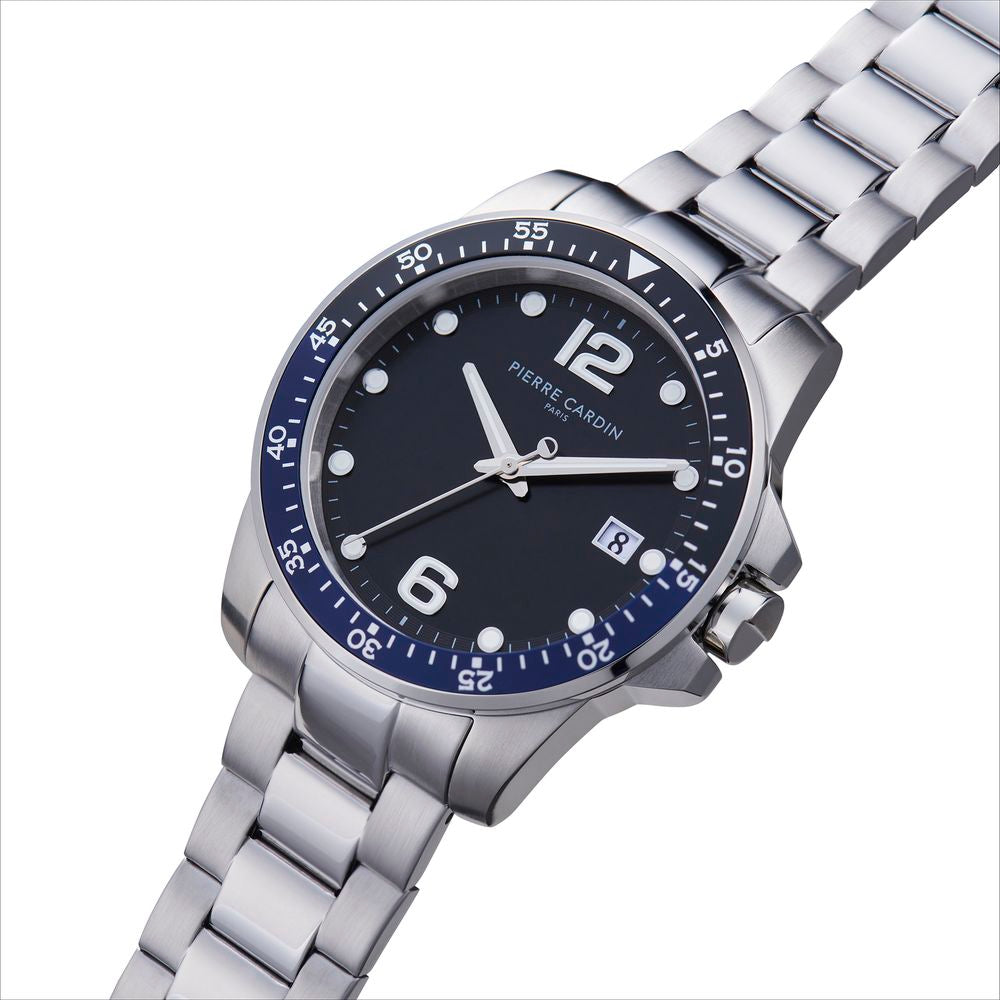 Gray Stainless Steel Dress Watch - ventzia