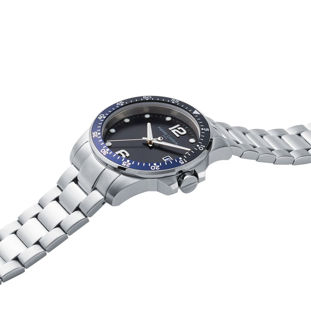Gray Stainless Steel Dress Watch - ventzia