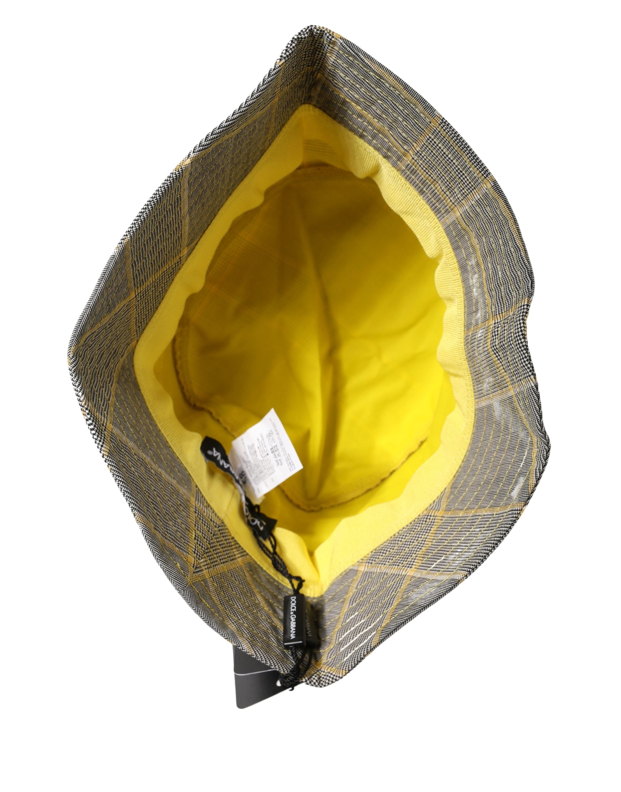 Men Gray Checkered Bucket Fisherman Capello Hat - ventzia