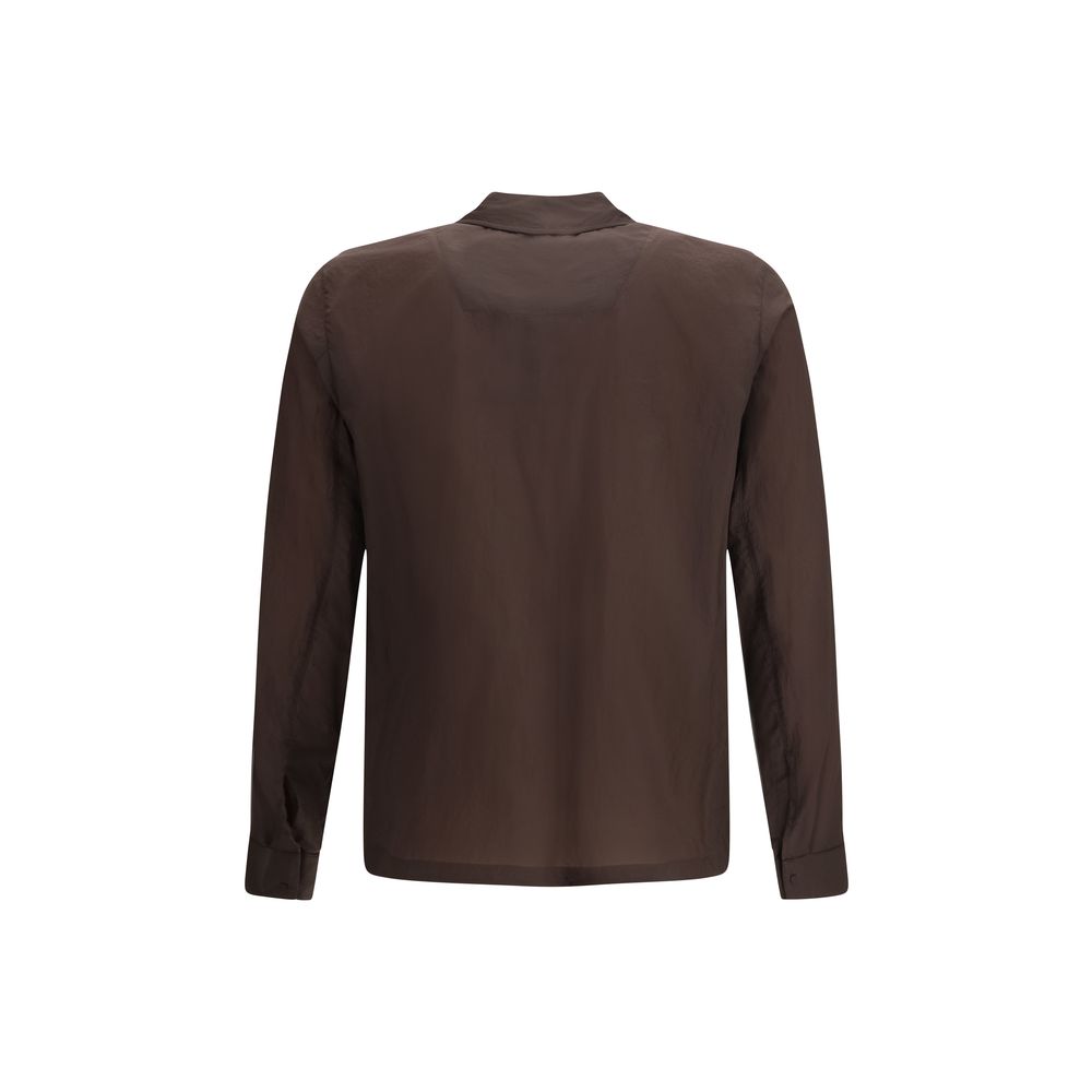Brown Polyamide Shirt - ventzia
