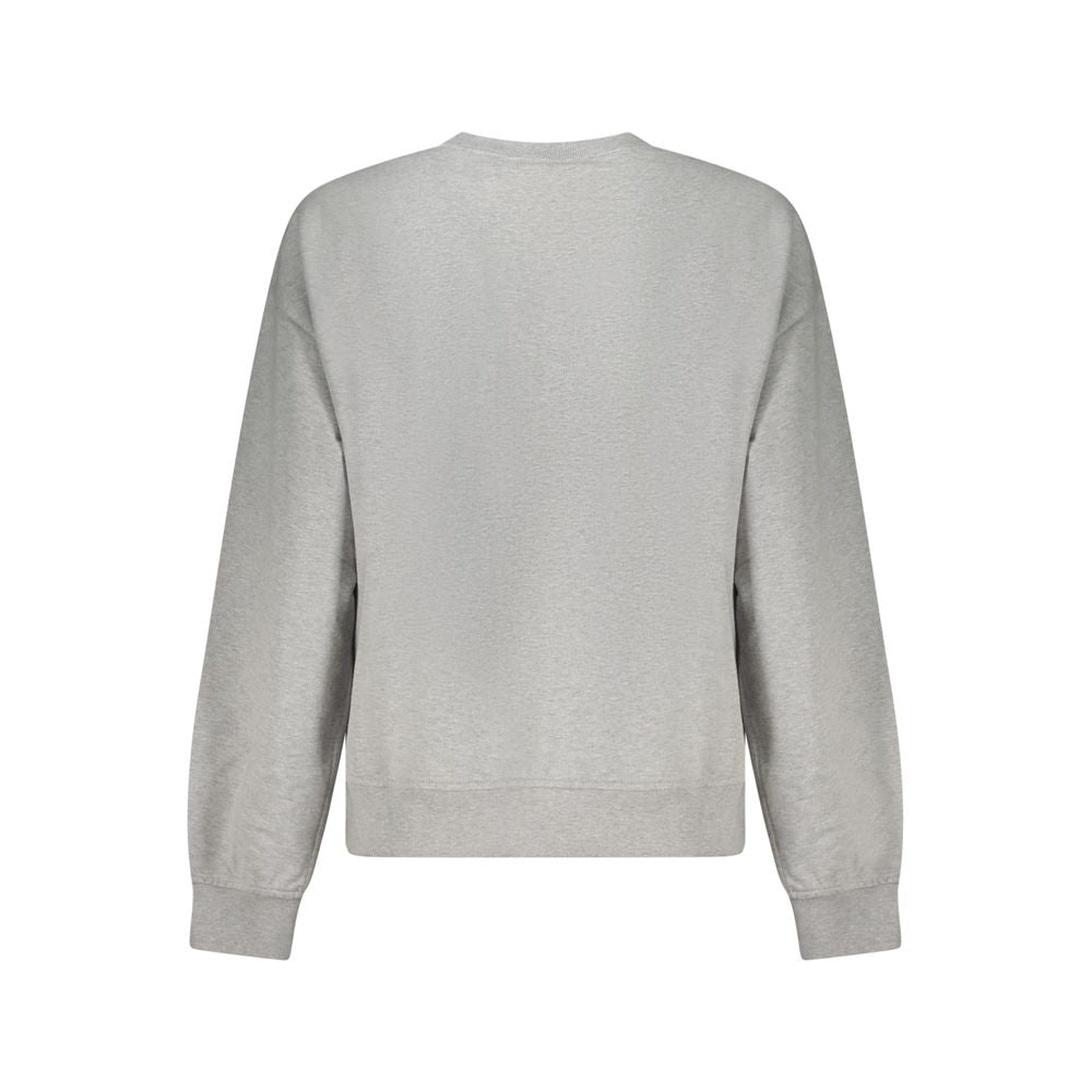 Grigio Cotton Women Sweatshirt - ventzia