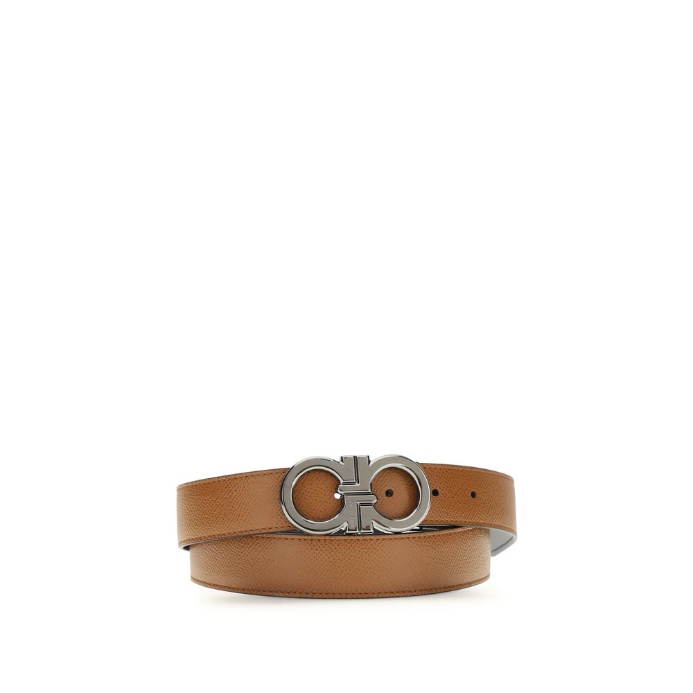 Brown Calf Leather Bos Taurus Regular Belt - ventzia