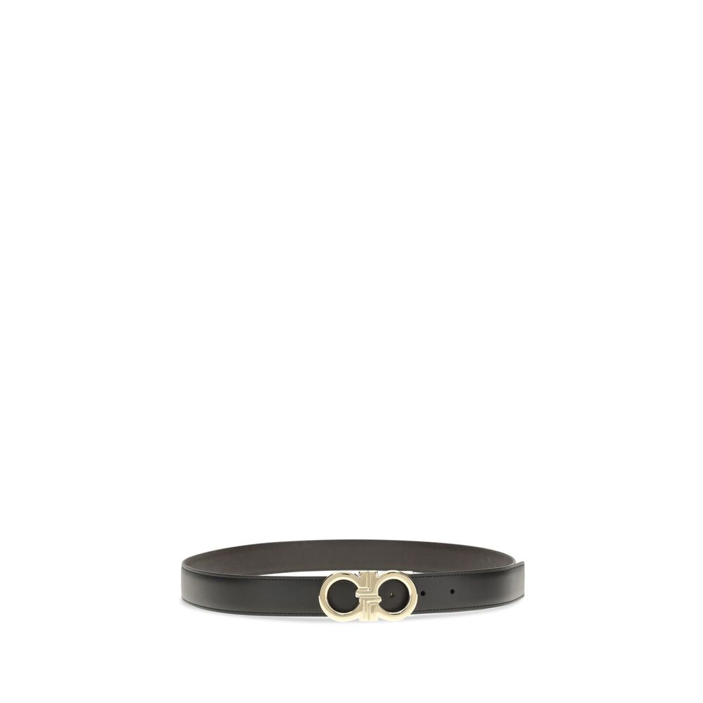 Black Calf Leather Bos Taurus Regular Belt - ventzia