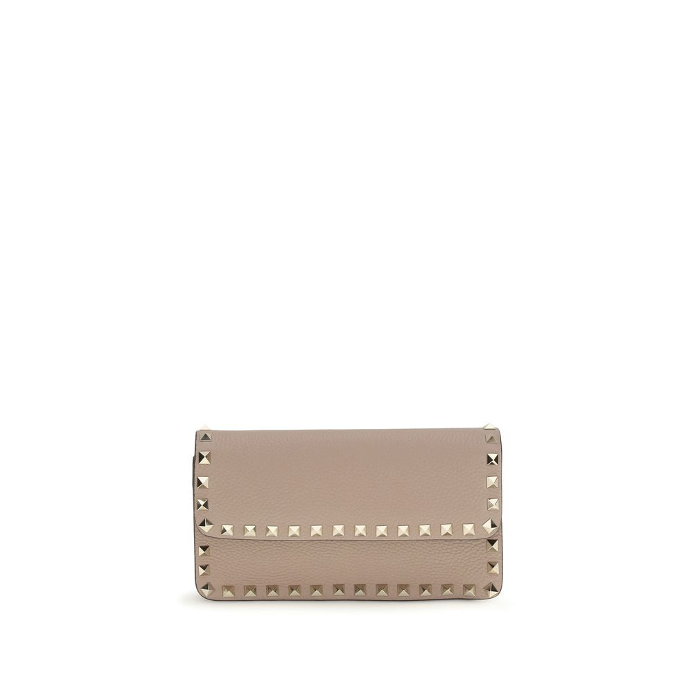 Beige Calf Leather Bos Taurus Wallet - ventzia