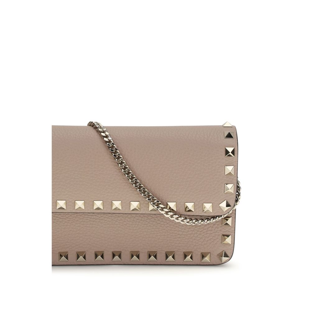 Beige Calf Leather Bos Taurus Wallet - ventzia