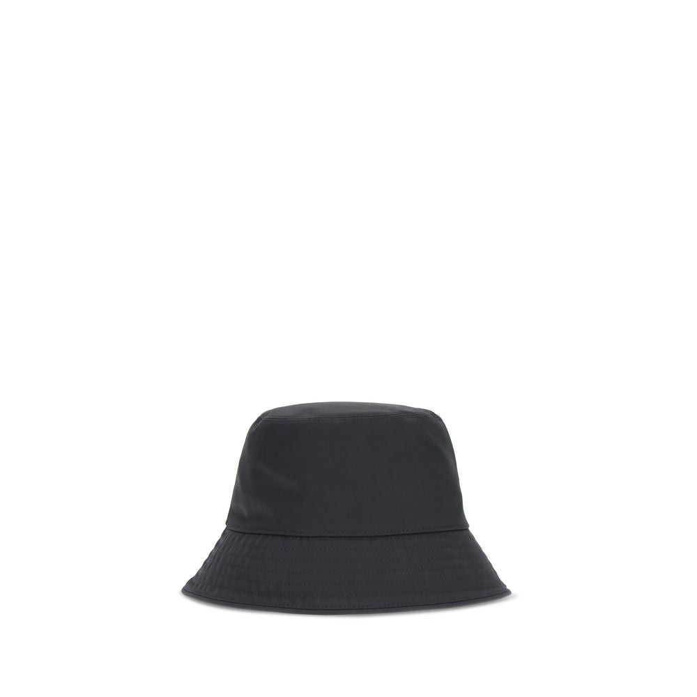 Blue Cotton Bucket Hat - ventzia