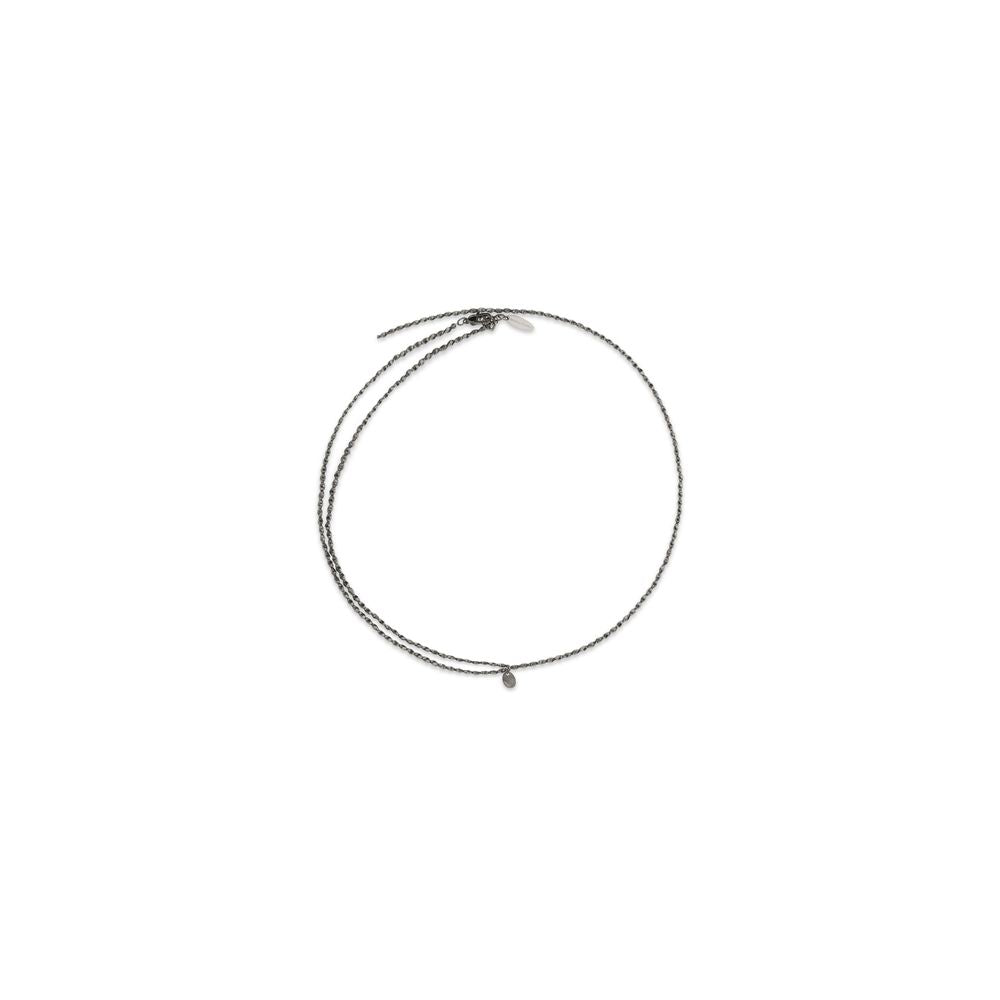 Silver Metal Necklace - ventzia