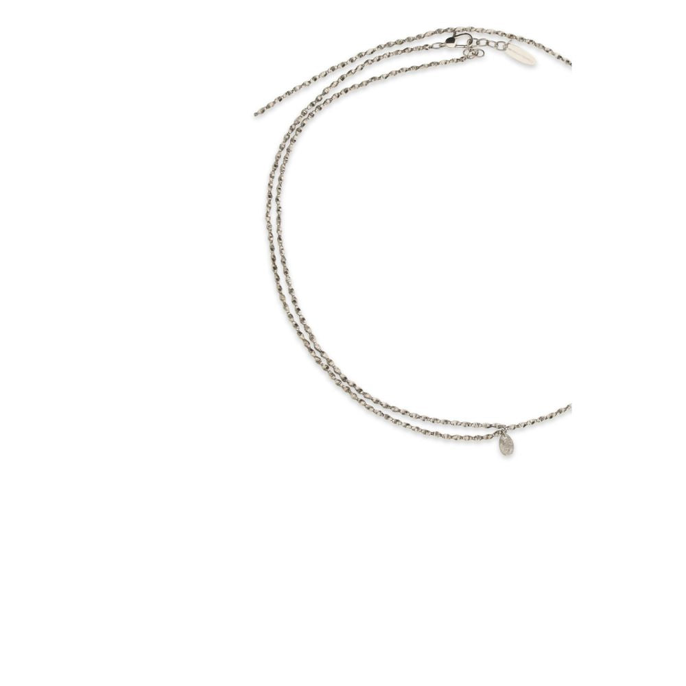 Silver Metal Necklace - ventzia