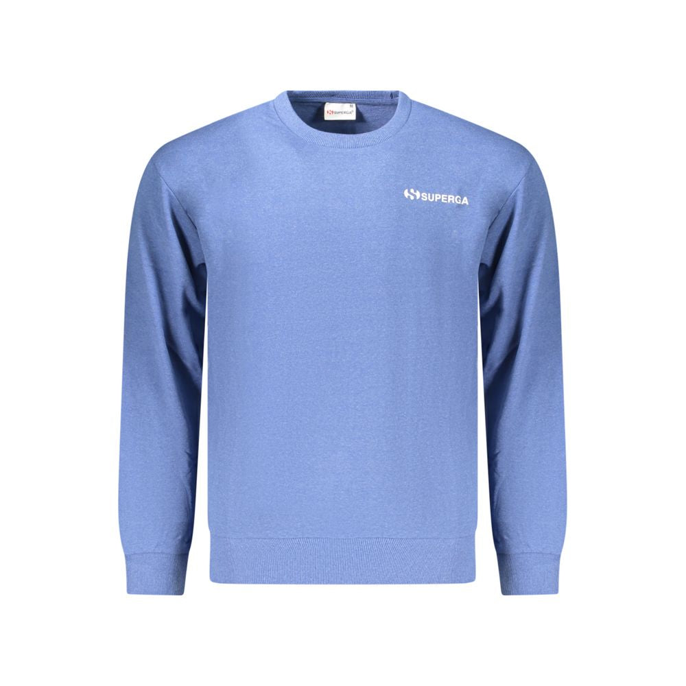 Azzurro Cotton Men Sweatshirt - ventzia