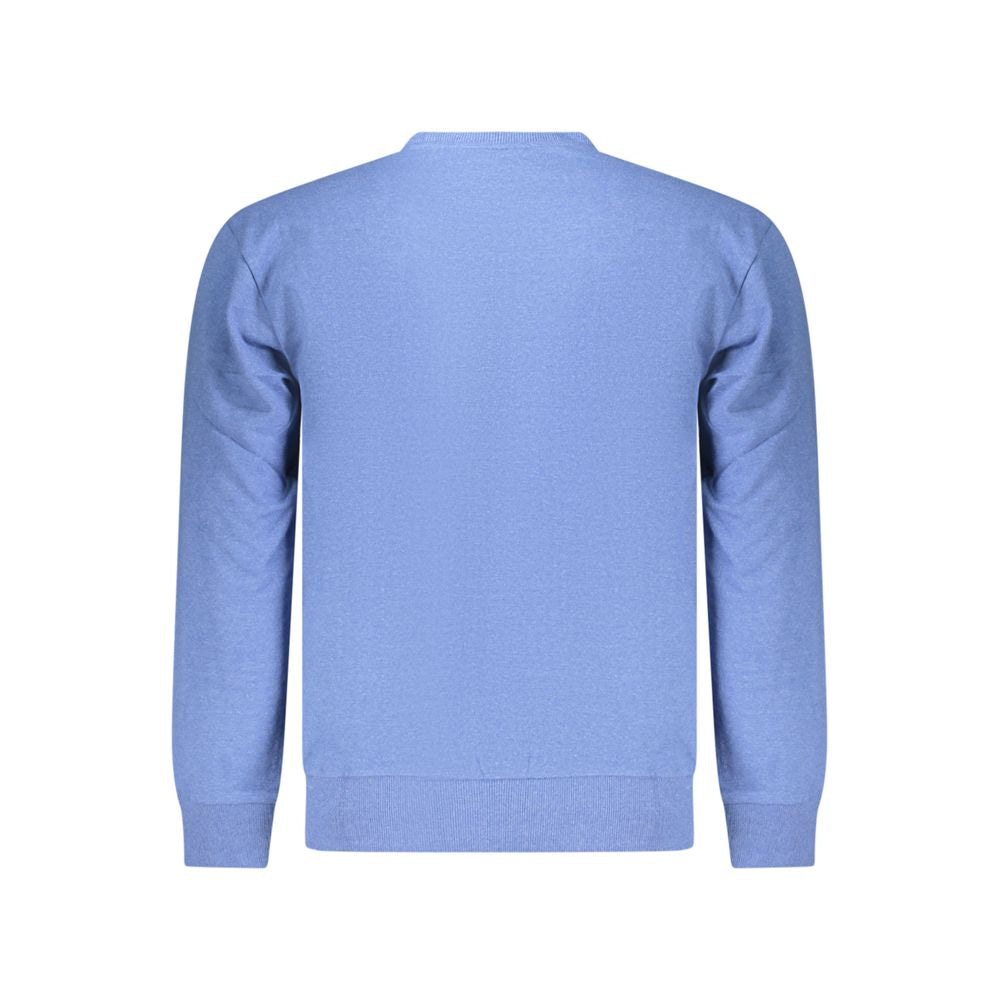 Azzurro Cotton Men Sweatshirt - ventzia