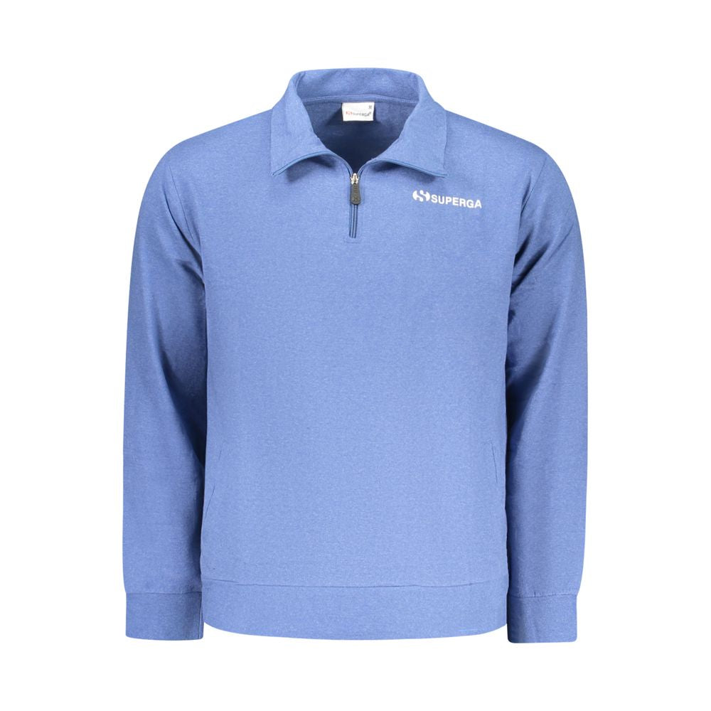 Azzurro Cotton Men's Sweatshirt - ventzia