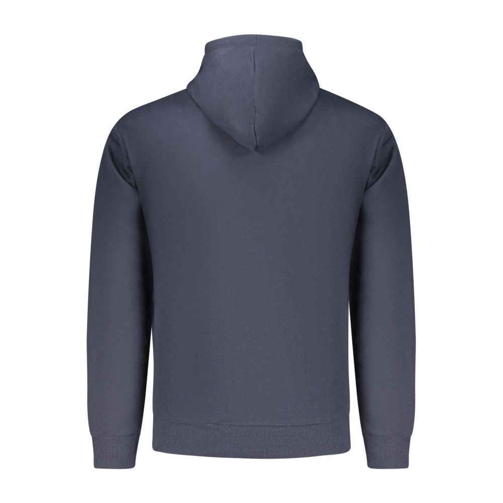 Blue Cotton Men Sweatshirt - ventzia